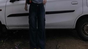Y2k Cargo Baggy  Jeans.