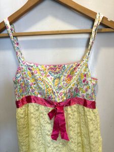 Floral &amp; Lace Cami Top/Dress
