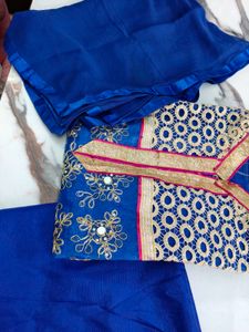 Brand New Unstitched Party Wear Suit
