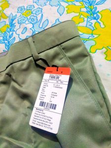 •Men&#39;s Green Formal Pant•