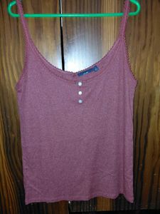 Cute Maroon Tank Top