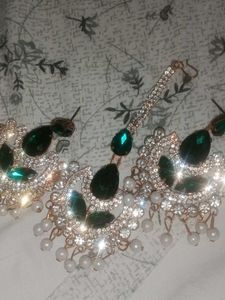 Emerald Stone Earrings
