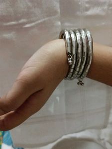 Silver Tone Bangle Bracelet