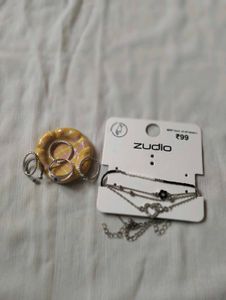 Zudio bracelet Set/Ring Set