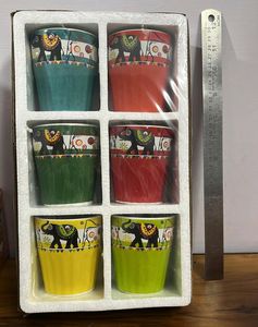 Tumbler Set Of 6 Ceramic