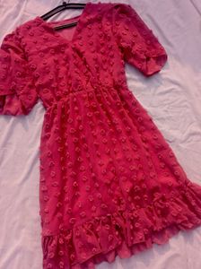 Dark Pink Dress 🌷🛍️