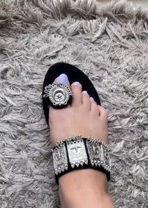 Ethnic Toe Ring Sandal