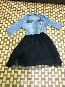 Korean Denim 1 Peace Dress