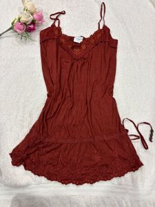 Y2k Cute Embroidered Cami Dress