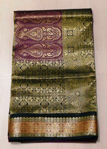 Elegant Purple Banarasi Saree