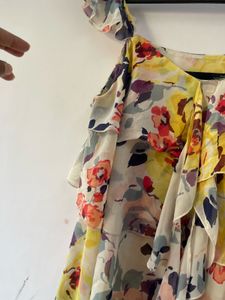 Women’s Frills Top sleeveless multicolor
