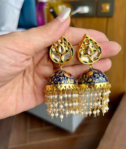 Traditional Jaipur Jhumka Earrings