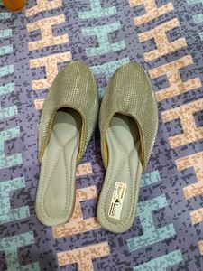 Silver Flats & Sandals never used