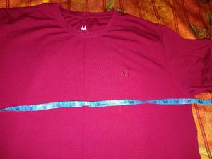 Maroon Active wear T-Shirt