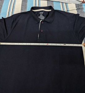 Navy Blue Collar Tshirt