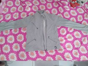 Gray Casual Jacket