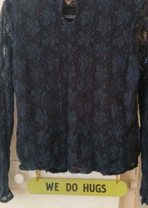 🖤 Pre-loved Black Lace Top 🖤