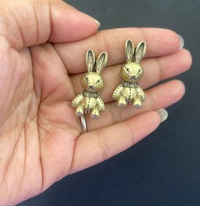 Bronze Bunny Earring🌼