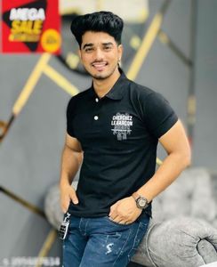 Stylish Black Polo T-Shirt