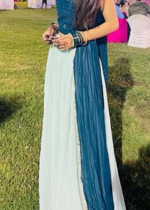 Teal &amp; Mint Green Indian Outfit