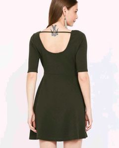 Branded A-Line Mini Dress