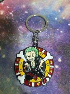 One Piece Zoro Fidget Spinner Keychain