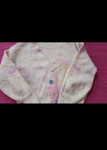 Patterned Cardigan Sweater