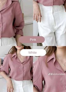 White Sassafras Jeans Not Used,Peach Shirt