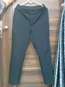 Black Wide Leg Trousers