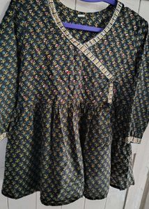 🔥Tunic rajasthani style short kurti chaniya choli