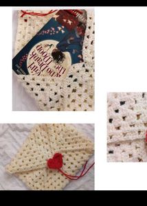 Handmade Crochet Book Cover