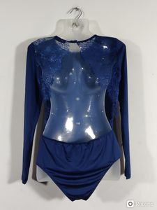 Shein Backless With Full Sleeves Bodysuit Top