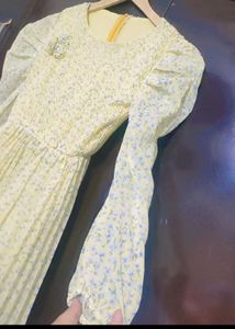Light Yellow Dress For Girl Or Woman 30 Bust