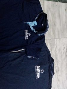 2 Blue Aakash printed Tshirts