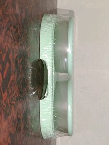 2 Glass Bowl With Lid And Tray