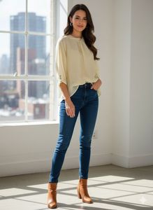 Elegant Beige Blouse