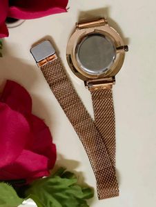 Elegant Crystal Accented Women's Watch