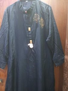 Elegant Navy Blue Kurta