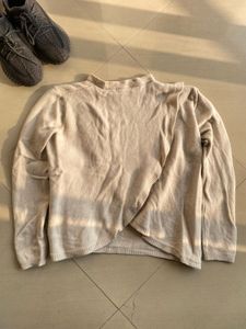Beige Knit Pullover