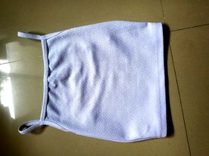 Lilac Zipper Detail Tank Top