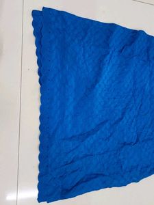 Royal Blue Cotton Kurti for Women (M)