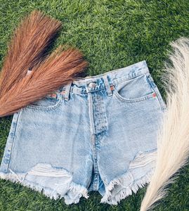 Mango Trendy Women’s Denim Shorts