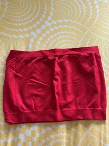 Red Bandeau Top