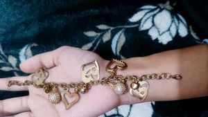 Heart Charm Bracelet