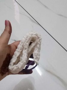White Knitted Headband