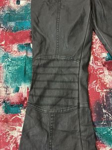 Flare Leather Pants