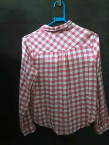 Red &amp; White Checkered Shirt