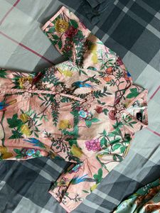 Fish Cut Kimono Style Dress Women