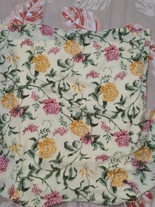 And Yellow Bell Sleeves Top