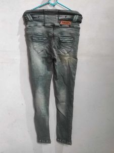 Grey Rugged Jeans